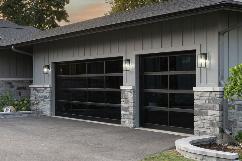 Completed garage door replacement projects in Chicago suburbs