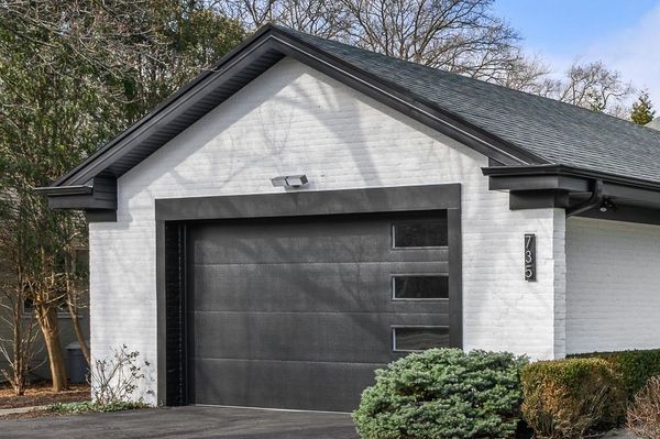 Custom carriage house garage door installation in Winnetka, IL -- Preferred Garage Door Repair